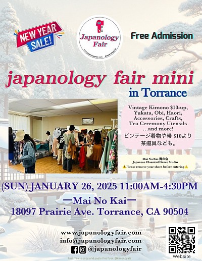 Kimono Danshari Sale in Torrance Sun. 01/26/2025